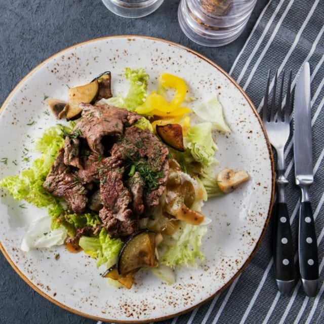 Philly Steak Salad.