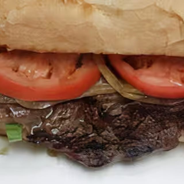 Rib Eye Steak Sandwich.